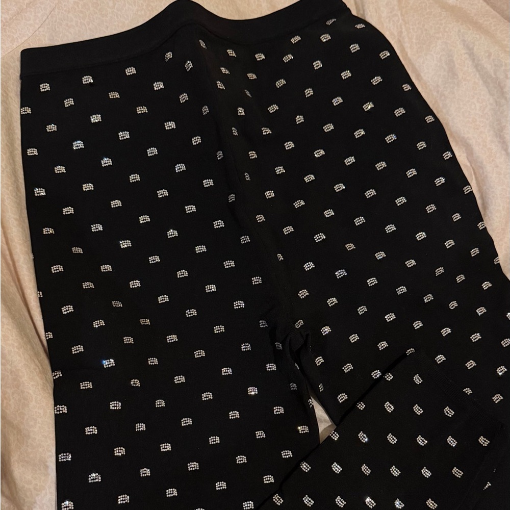 Alexander Wang jeweled “a” legging small